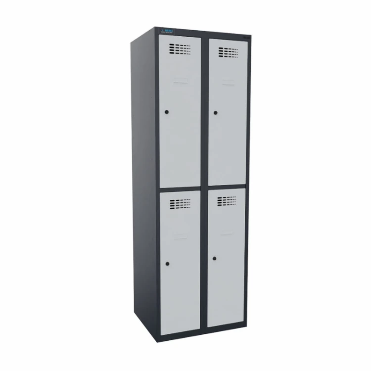 Grafitowa szafka metalowa skrytkowa Sus 322 W RAL 7016/7035