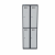 Grafitowa szafka metalowa skrytkowa Sus 322 W RAL 7016/7035 - outlet
