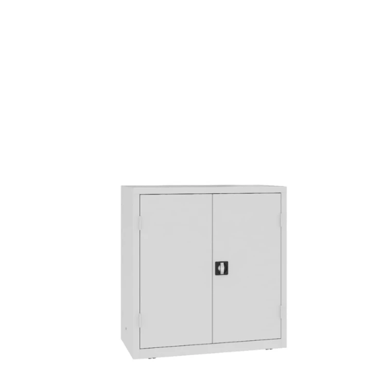 Zamknięta szafa warsztatowa z półkami i szufladami MSW110/5-27 Malow 1040x1000x500 mm – niska szafa metalowa z 2 półkami i 2 szufladami z darmową dostawą