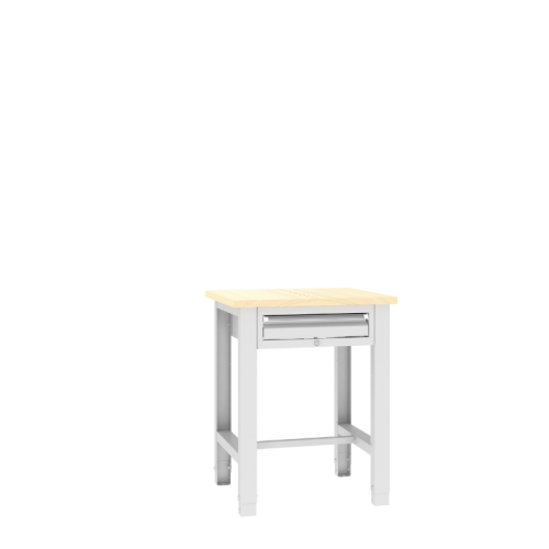 Stół warsztatowy SWT 07/2 725x620 mm Malow – kompaktowy stół warsztatowy z szafką podwieszaną