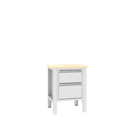 Stół warsztatowy SWT 07/6 725x620 mm Malow – kompaktowy stół warsztatowy z 2 dużymi szufladami