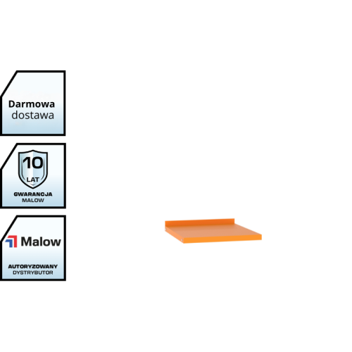 Półka stołu 7g Malow do stołów warsztatowych Techno Light – dodatkowa półka robocza pod blat z darmowa dostawą.png