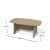 Stół gabinetowy Antrax KX4 Dąb Coastland 1800 x 1000 mm