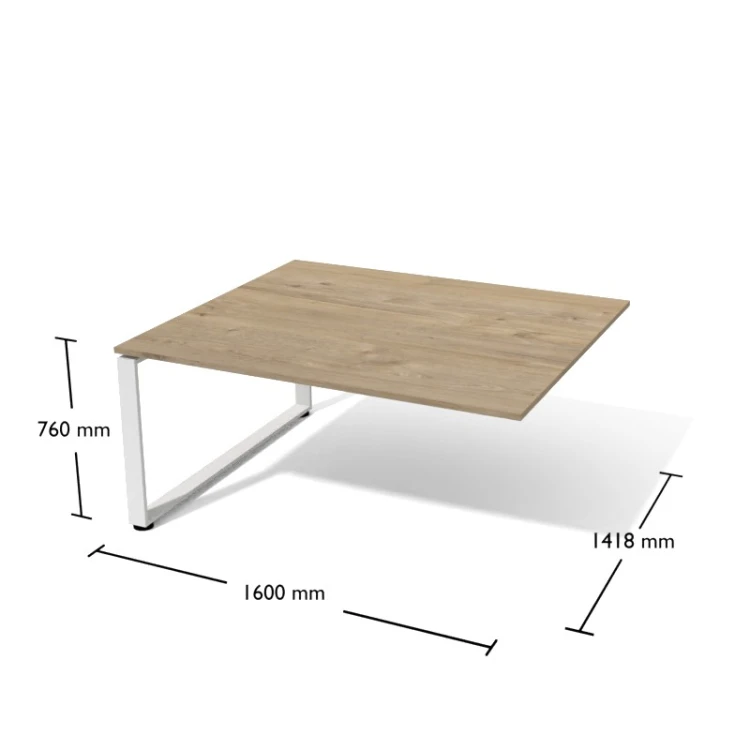 Stół konferencyjny modułowy dwustronny XAR-Kf4-14c Antrax 1600 x 1418 mm – element C