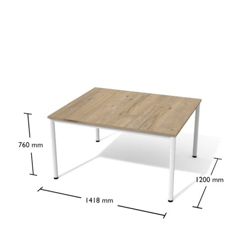 Stół jadalniany Sto10 Antrax 1200 x 1418 mm na okrągłych nogach