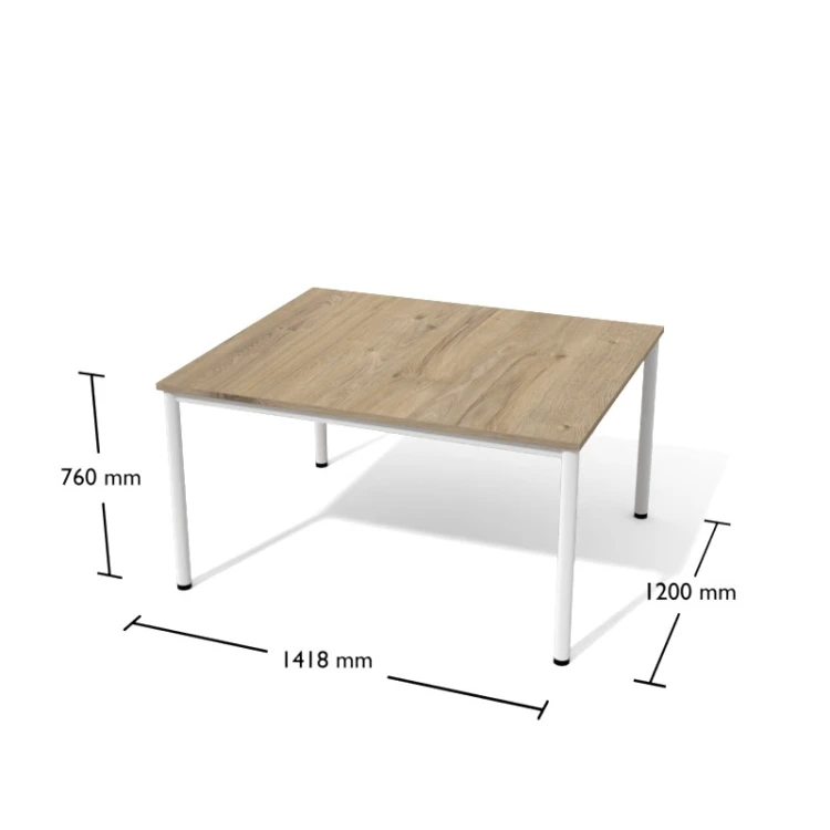 Stół jadalniany Sto10 Antrax 1200 x 1418 mm na okrągłych nogach