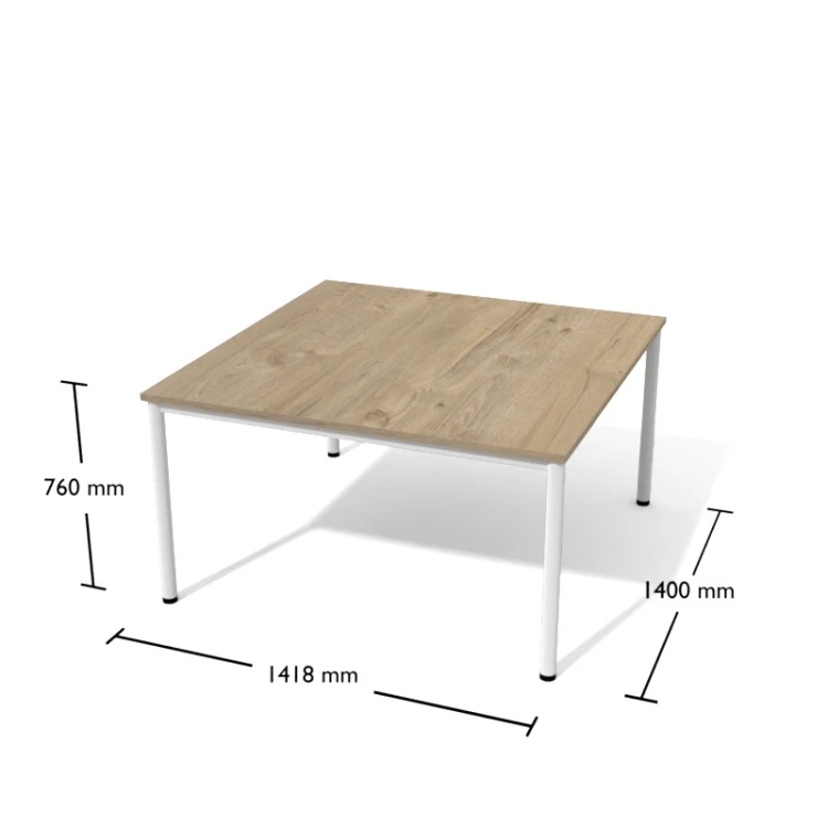 Stół jadalniany Sto11 Antrax 1400 x 1418 mm na okrągłych nogach
