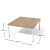 Stół jadalniany Sto12 Antrax 1600 x 1418 mm na okrągłych nogach