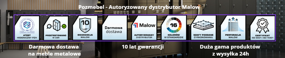 Pozmebel - meble metalowe z darmową dostawą, 10 lat gwarancji, atestami oraz certyfikatami