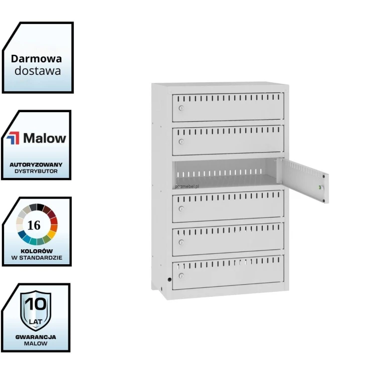 Szafka do ładowania akumulatorów rowerowych PCS L5106 – wisząca