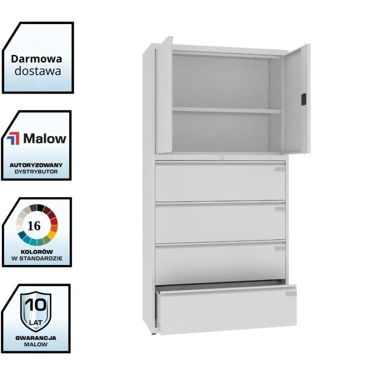 Szafa aktowo-kartotekowa metalowa SKB 1 Malow