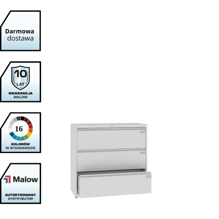 Szafa aktowo-kartotekowa metalowa SKB 210 Malow