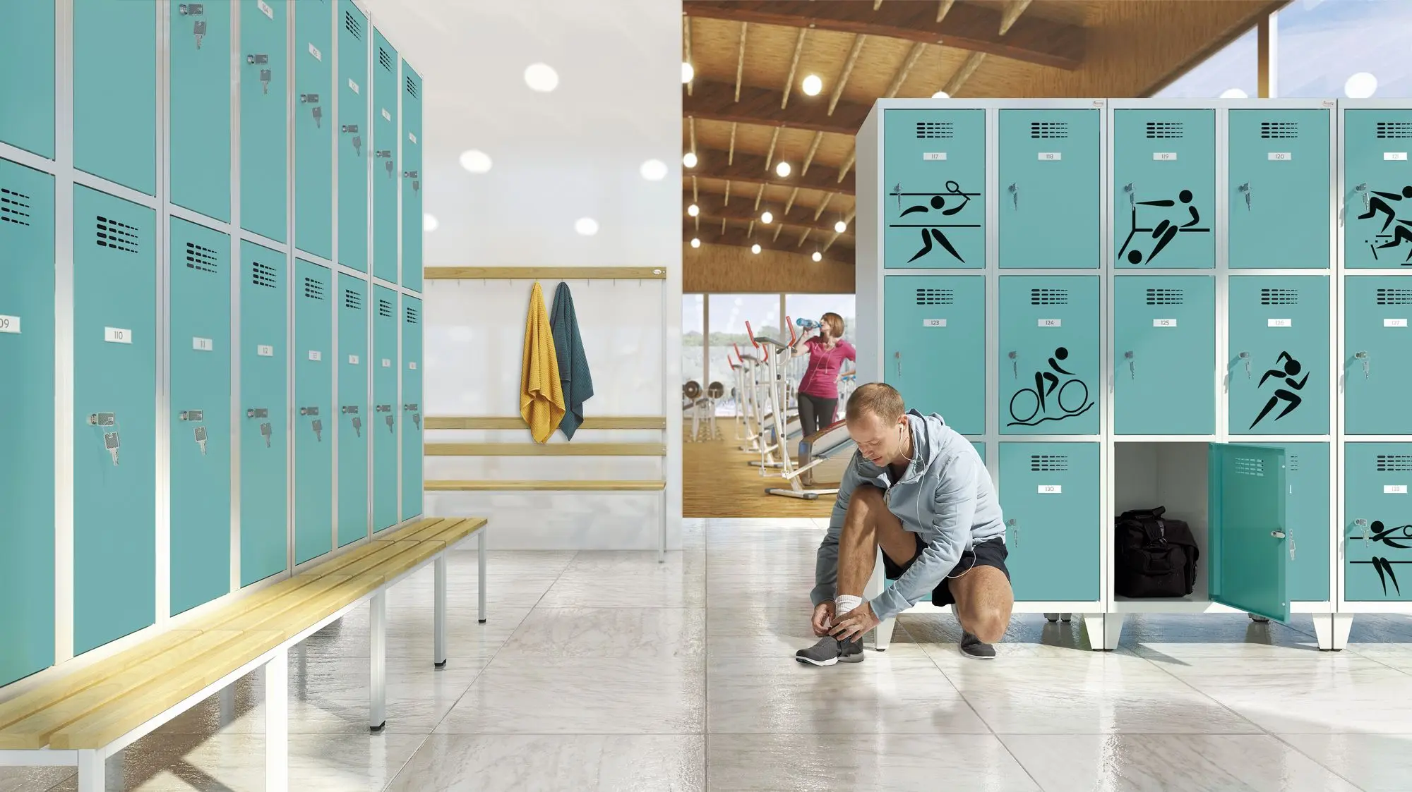 Metalowe szafki na buty -kiedy wybrac do obiektu sportowego